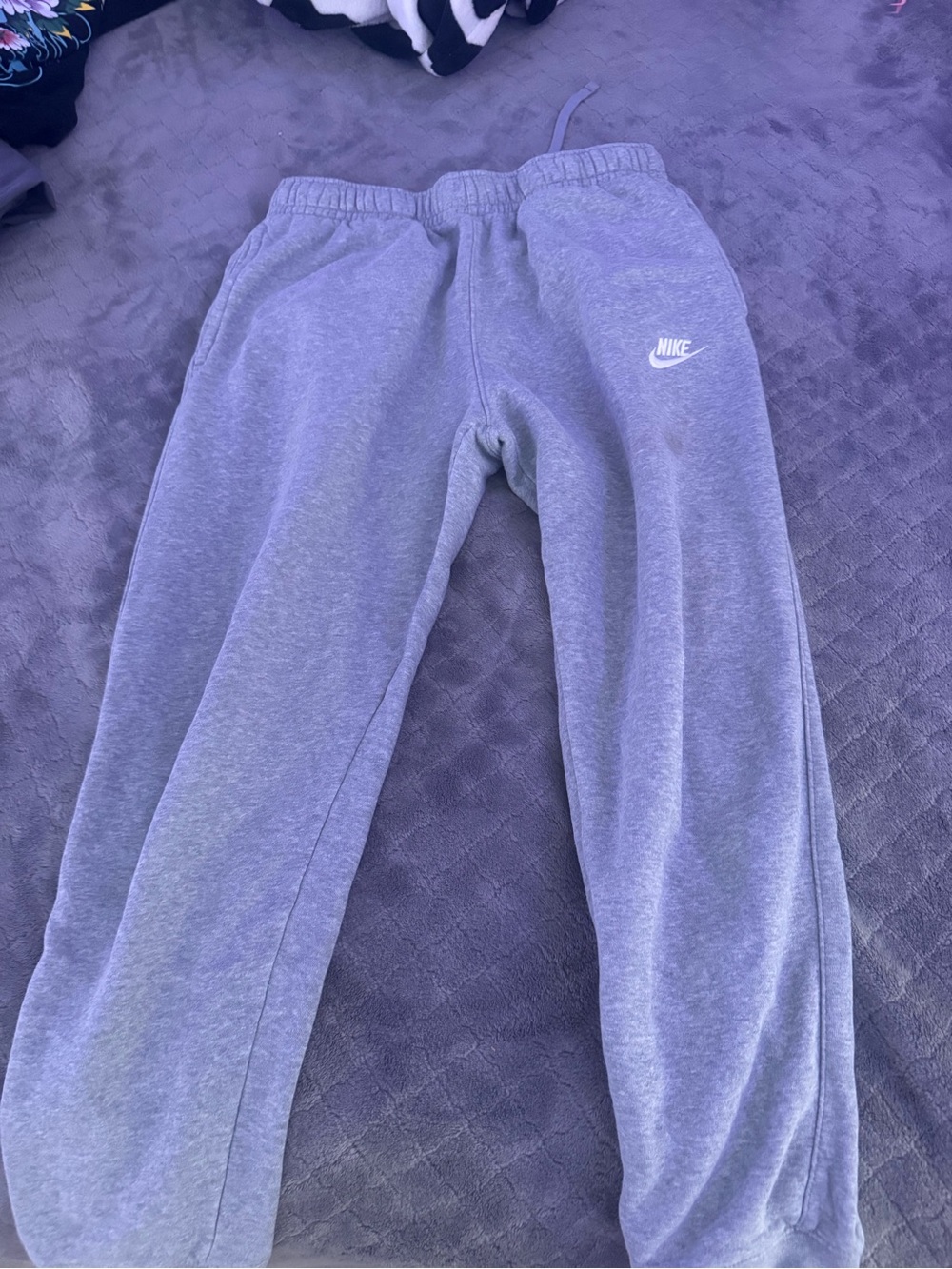 Nike Gray Men's Fleece Jogger Sweatpants